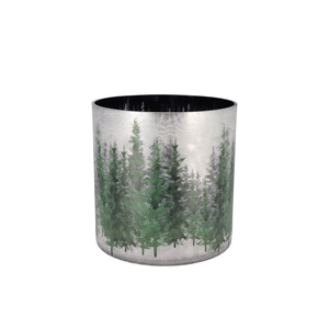 Ruby Silver T-light Forest 15x15cm Nm