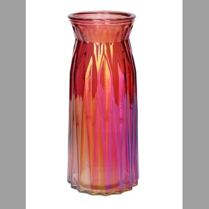 DF02-664128300 - Vase Ruby2 d10/11xh24 candy pink + pearl