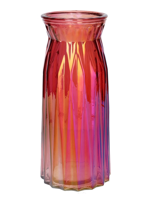 <h4>DF02-664128300 - Vase Ruby2 d10/11xh24 candy pink + pearl</h4>