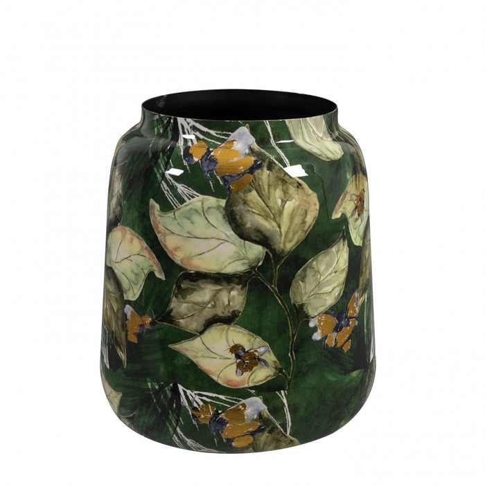 <h4>Metal Bee Green vase d21*24cm</h4>