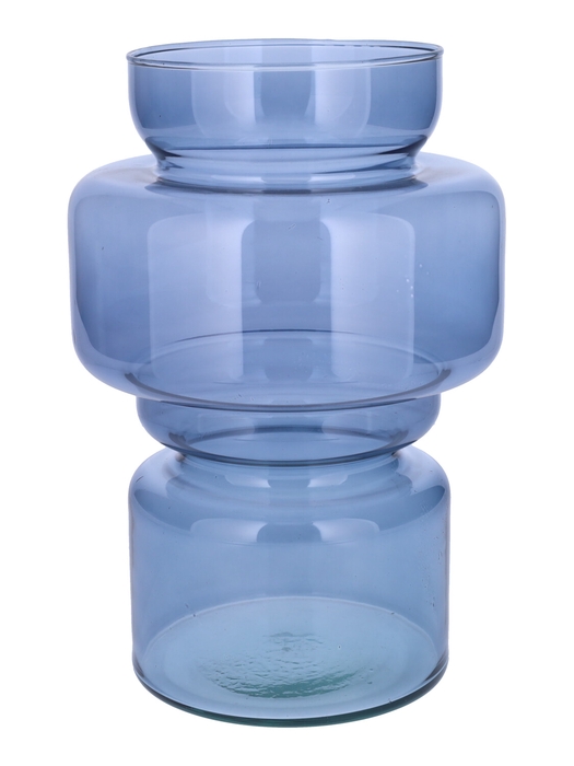 DF02-883904700 - Vase Ellena d12/16.5xh25 blue tranp