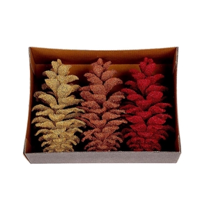Deco Pinecone Sugar 3 Pcs L30w22h11