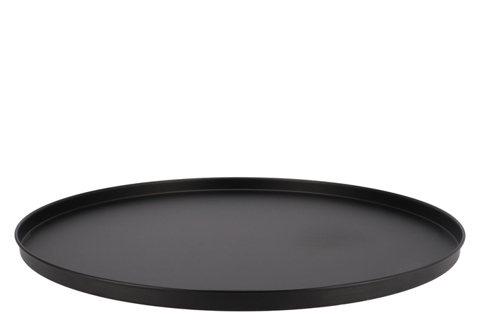 Coaster Black Tray Metal 56x56x2cm