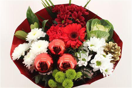 <h4>Boeket 15 Tak Kerst Rood</h4>