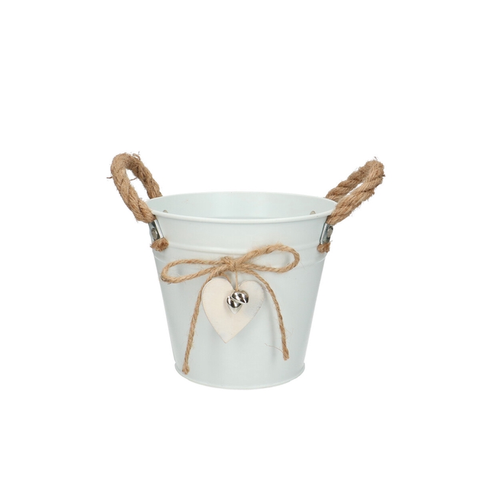 <h4>Mothersday Zinc Heart pot d16*14cm</h4>