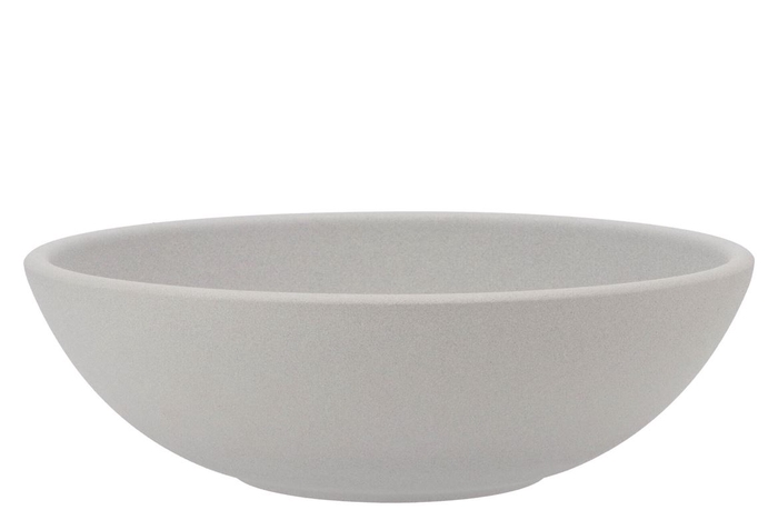 Vinci Matt Grey Bowl Low 30x9cm