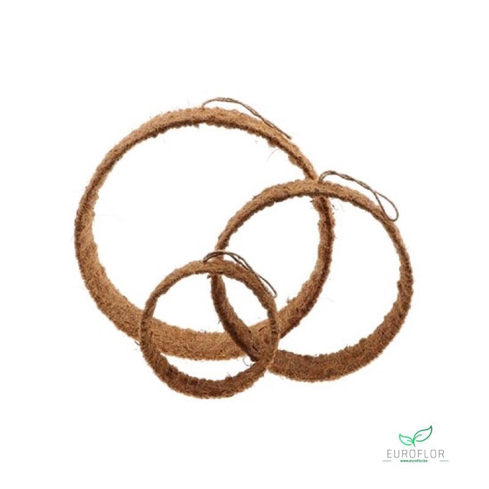 <h4>WREATH OLVA RND S3 H10D40 LIGHT BROWN</h4>