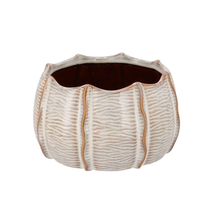 Sifan White Pot Structure 20x20x12cm