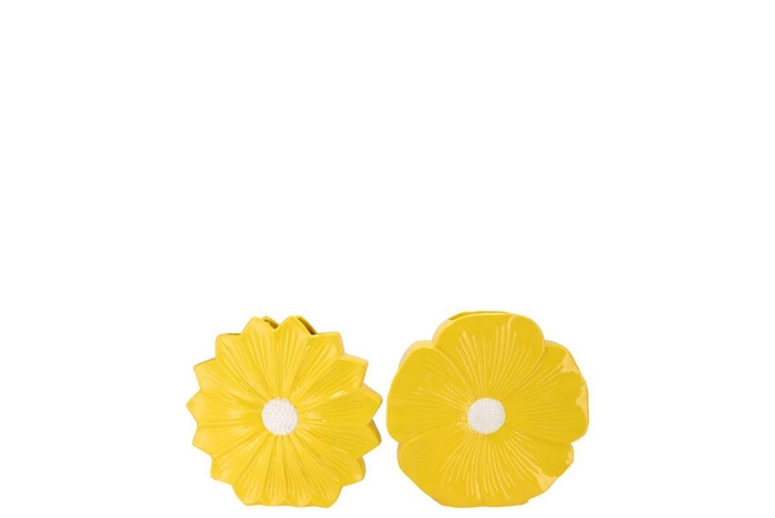 <h4>Bloom Yellow Vase Daisy Ass 10x5x10cm</h4>