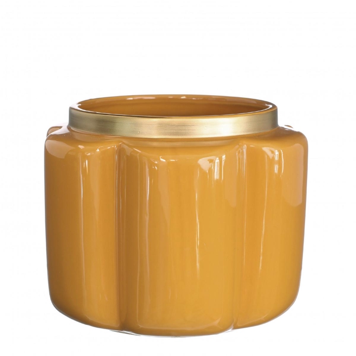 <h4>Ceramics Pouff pot d17.5*13.5cm</h4>