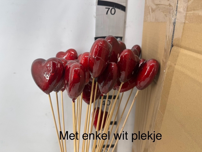 HART ROOD GLANS 8 CM