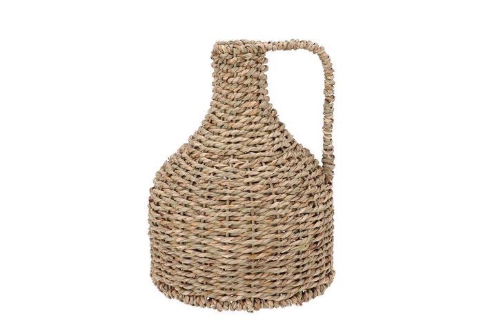 <h4>Ginny Seagrass Vase With Handle 21x27cm</h4>