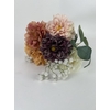 AF Dahlia bouq L42cm mix cream