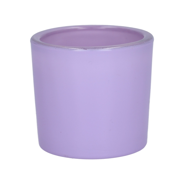 <h4>Candle holder Espen1 d6.5xh6 lilac milky</h4>