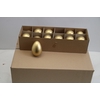 Egg goose paint gold 12pcs per tray