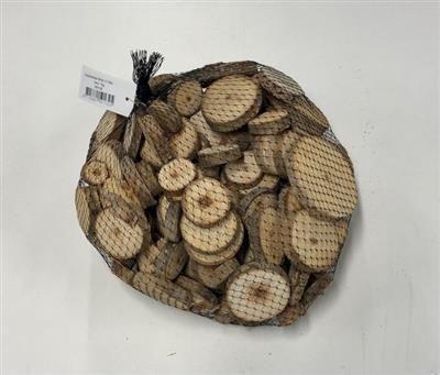 <h4>HOUTSCHIJF IN NET 2-5 CM</h4>