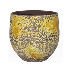 Pot Luuk d20 h20cm ocre