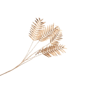 Silk Palm Leaf Gold 125cm Nm
