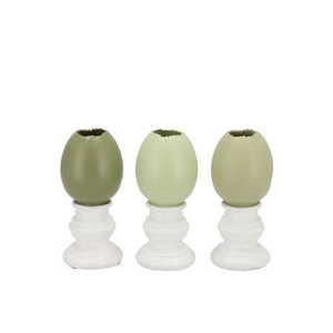 Easter Egg Trophy Summer Green Mix Vase Ass 6x6x11