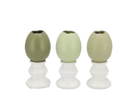 <h4>Easter Egg Trophy Summer Green Mix Vase Ass 6x6x11</h4>
