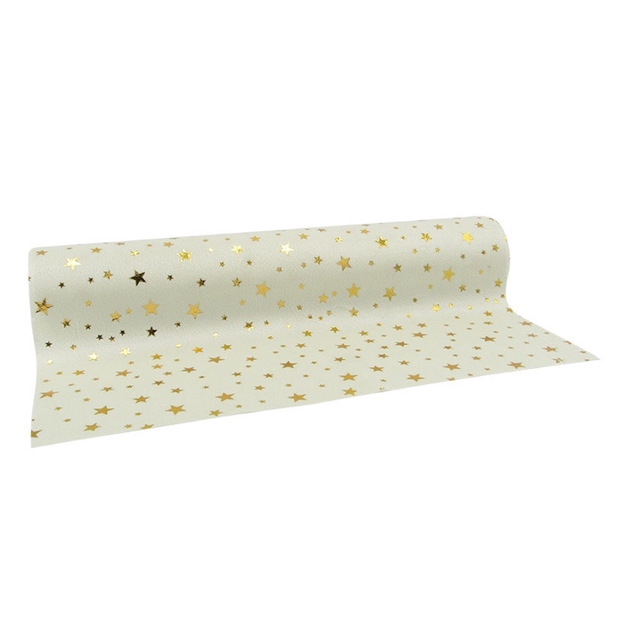 <h4>Kerst Tafelloper Stars 280mm 2.5m</h4>