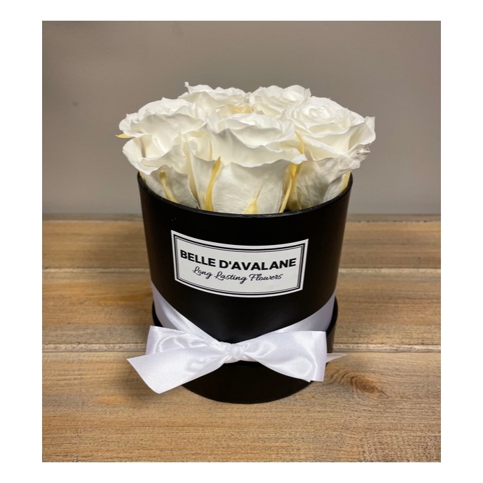 <h4>Box rd 12cm zwart-wit</h4>