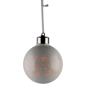 DF12-GF-17095 - Ball with stars 8cm led white b/o