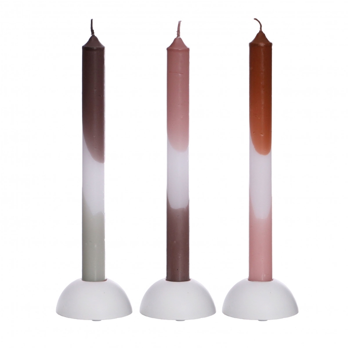 <h4>Candle Dip dye d2.2*24cm x3</h4>