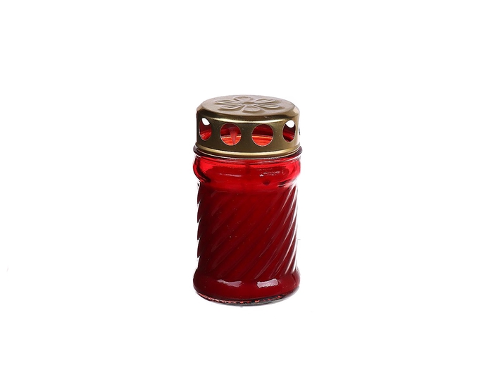 <h4>DF09-883921300 - Grave candle d6xh11 red</h4>