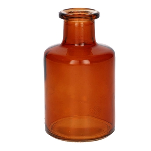 Bottle Caro9 d3.8/6.8xh11.8 brown/t