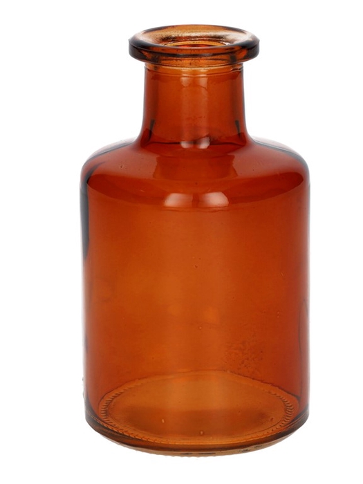 <h4>Bottle Caro9 d3.8/6.8xh11.8 brown/t</h4>