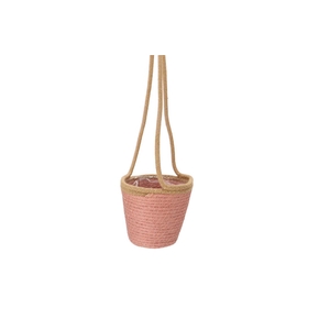 Tripoli Hang Basket Pink 16x15cm Nm