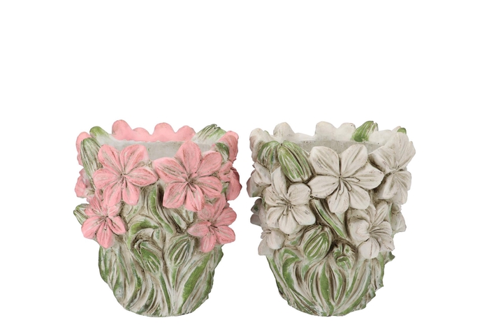 Dante Pink White Pot Pretty Ass 22x22x20cm