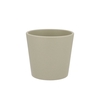 Ceramic Orchid Pot Light Kaki Structure 13,5cm