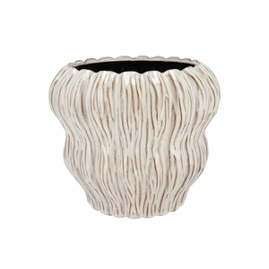 Lima White Pot Bubble 28x28x26cm