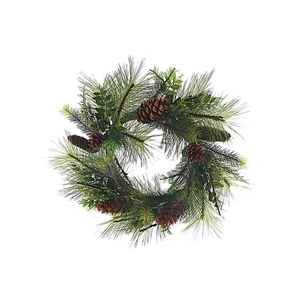 Whreath Mixed Pine Cones Twigs KR220008GRN