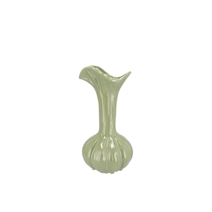 Mia Pistache Vase Garlic 14x14x28cm