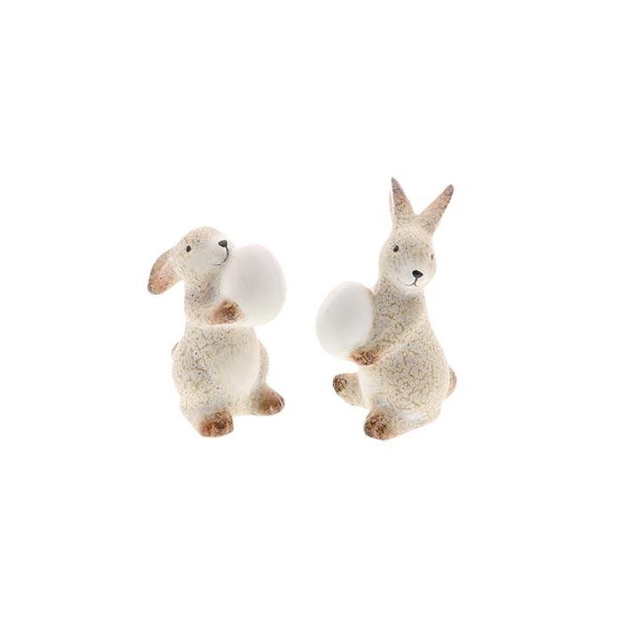 <h4>Bunny w. Egg 2Ass L11W8H15.5</h4>