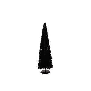Sparkle Sequins Black Tree 17x50cm Nm