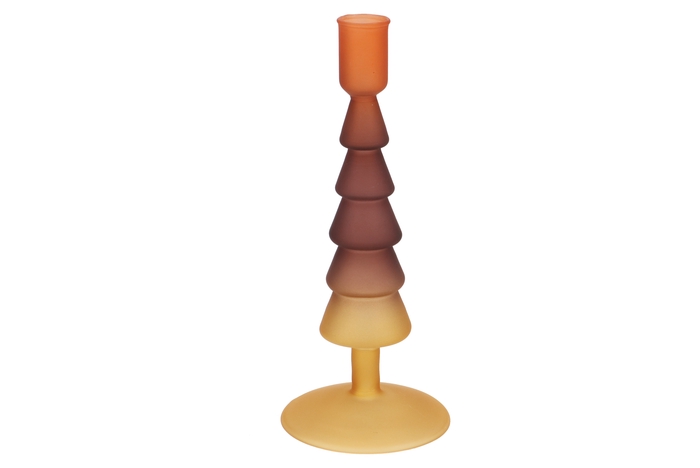 Nova Autumn Spices Candle Holder Tricolor 9x9x22cm