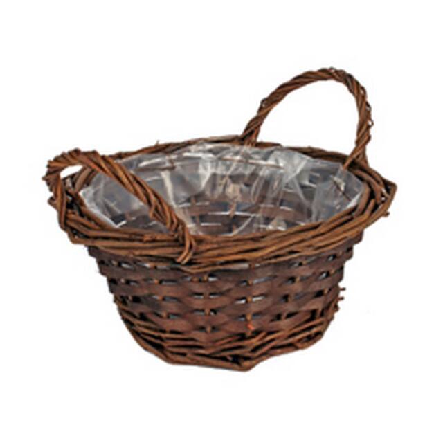 <h4>Basket Hanoi woodbar 19xH9cm brown</h4>