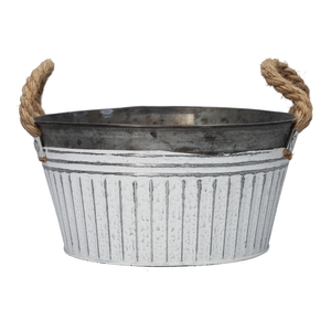 DF04-666776200 - Planter Zelta d20.5xh10.5 white