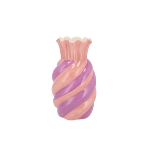 Sweety Dreamy Purple/pink Vase Candy 13x13x23cm Nm
