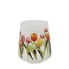 Theelichth. Tulips d10*13cm