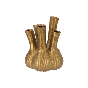 Aglio Gold Vase 26x35cm