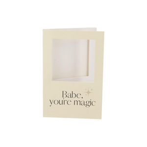 Gift Tile Card Babe You're Magic Sand 21x14x1cm