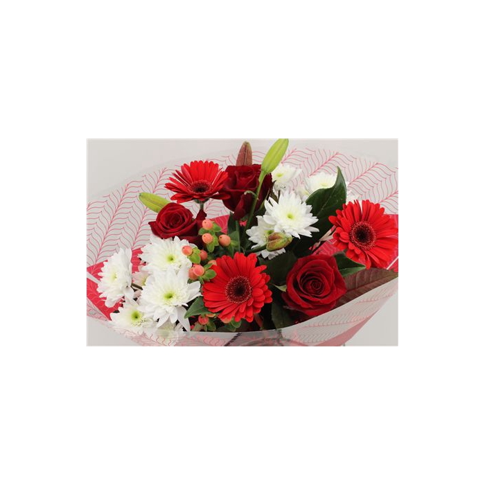 <h4>Boeket 3 Roos 3 Germini Rood</h4>
