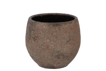 <h4>Bali Indonesian Grey Pot 18x16cm</h4>
