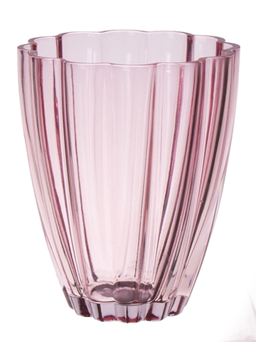 <h4>DF02-883798800 - Vase Bloom d14xh17 pink transparent</h4>