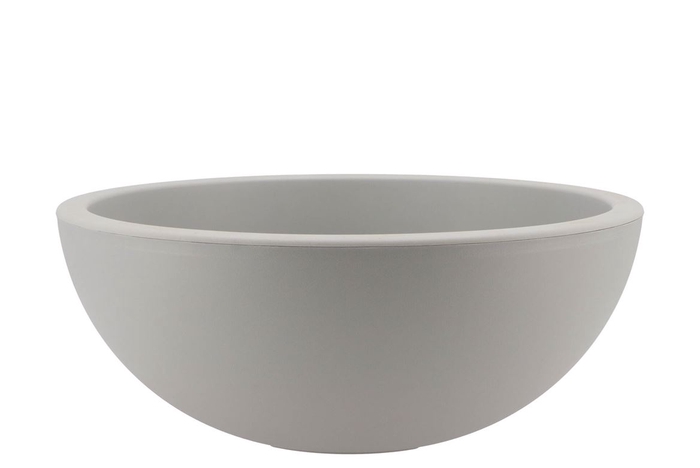 Plastic White/grey Bowl 40x16cm